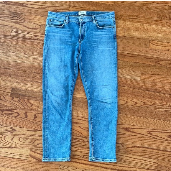 AGOLDE Premium Jeans Toni Light Wash Mid Rise Slim Straight Sz 30 PERFECT - Picture 1 of 7